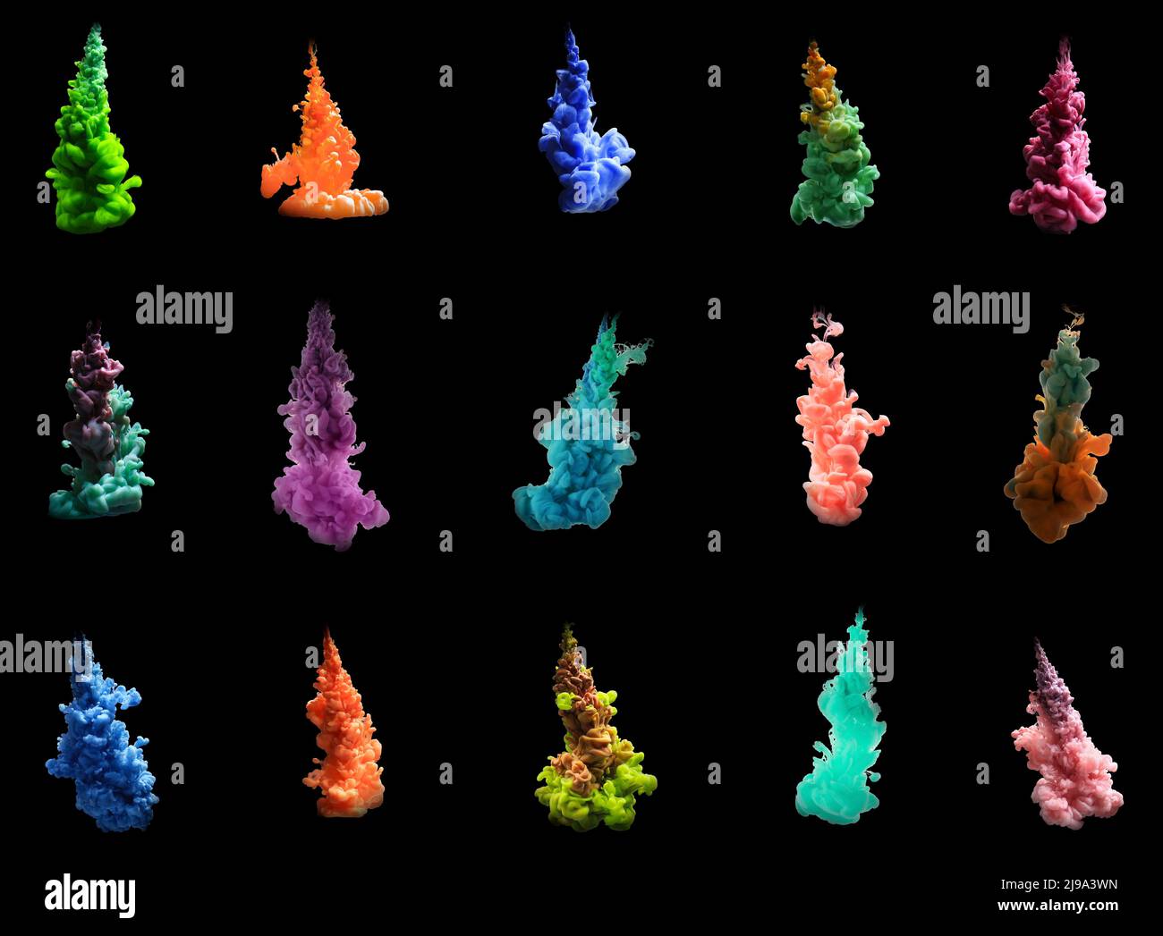 Splashes acrylic paints on hi-res stock photography and images - Alamy