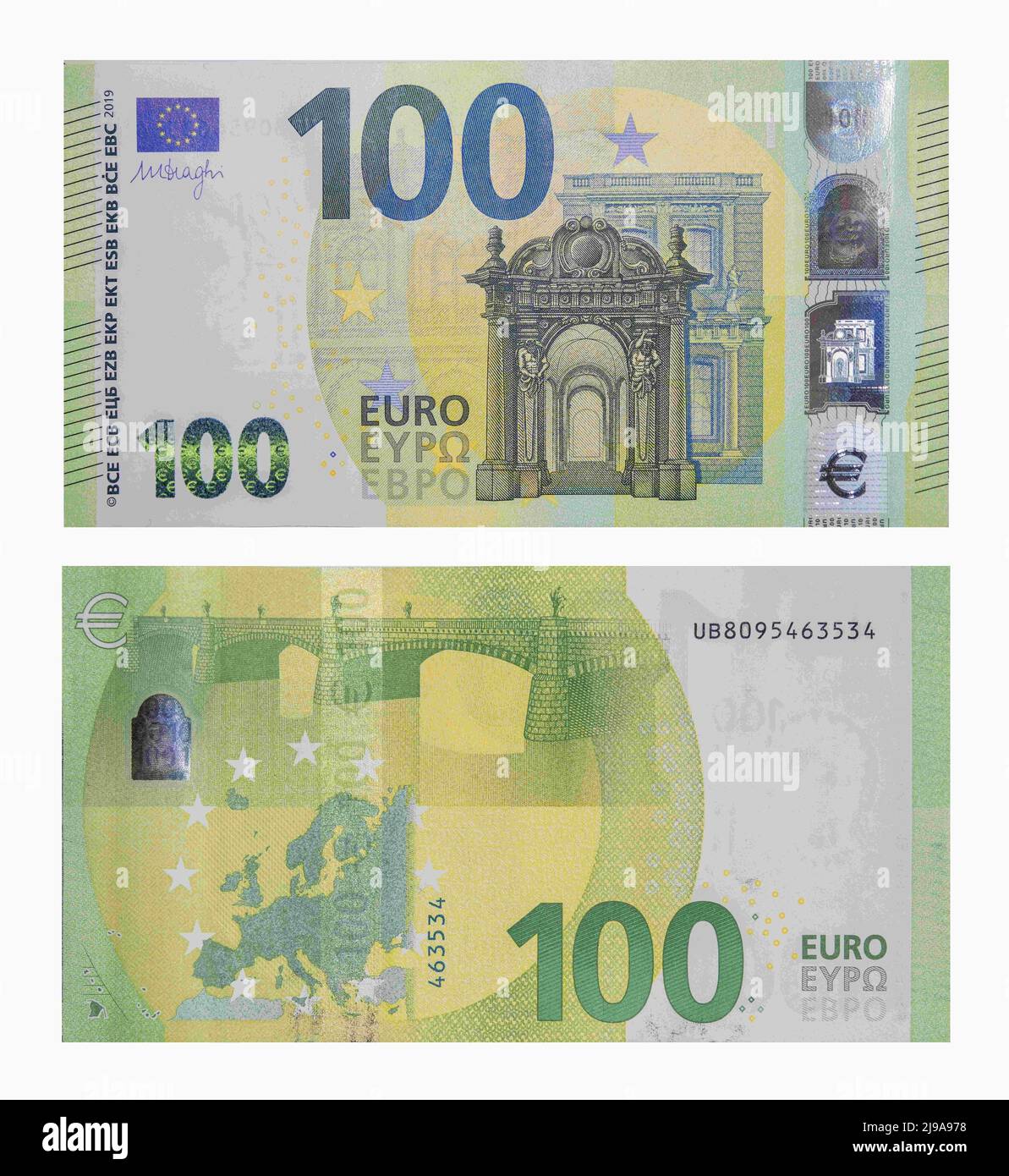 New 100 euros Cut Out Stock Images \u0026 Pictures - Alamy, image size:1193x1390