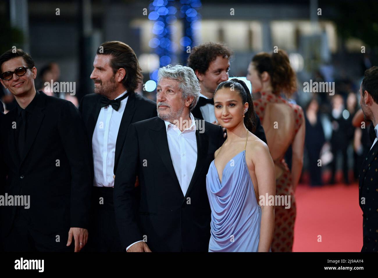Alain Chabat attending the Smoking Causes Coughing (Fumar Fait Tousser) screening during the 75th Cannes Film Festival in Cannes, France on May 21, 2022. Photo by Franck Castel/ABACAPRESSS.COM Stock Photo