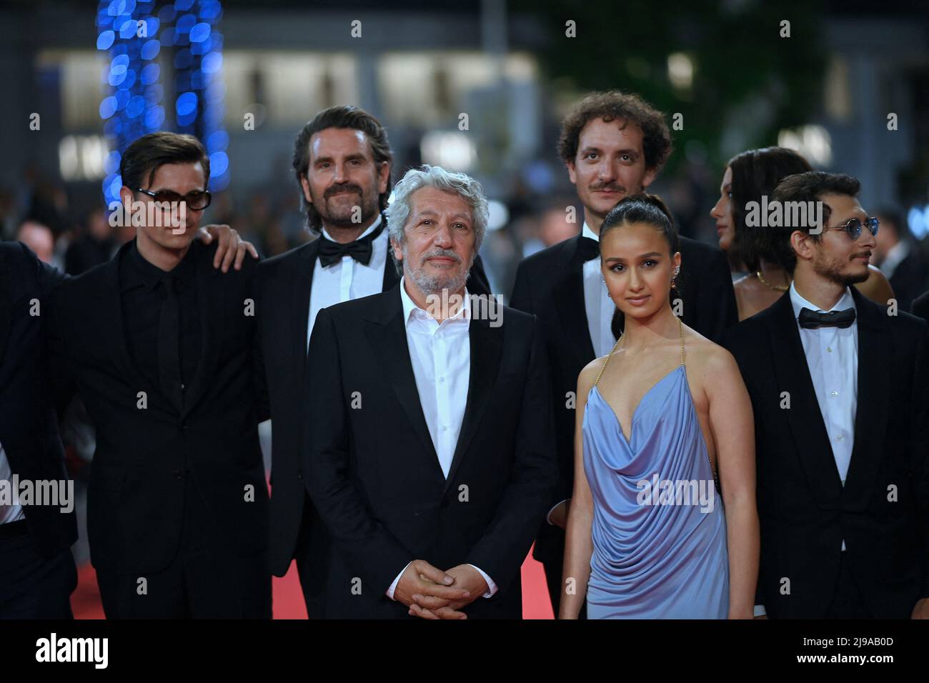 Alain Chabat attending the Smoking Causes Coughing (Fumar Fait Tousser) screening during the 75th Cannes Film Festival in Cannes, France on May 21, 2022. Photo by Franck Castel/ABACAPRESSS.COM Stock Photo