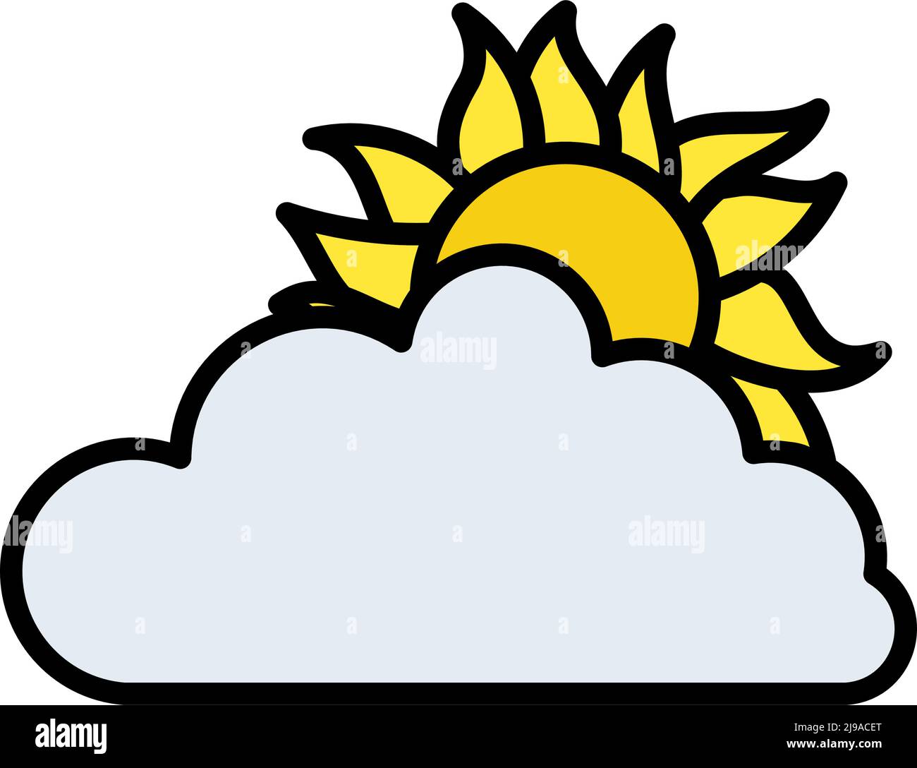 Cartoon sun behind clouds hi-res stock photography and images - Alamy Cartoon sun behind clouds hi-res stock photography and images - Alamy