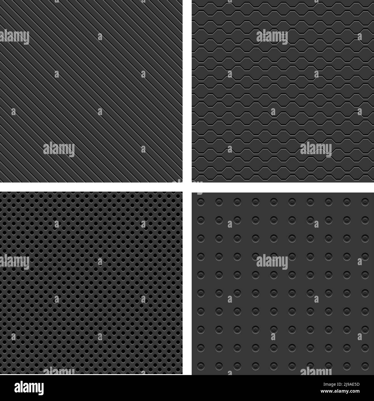 Vector EPS8 Patterns of seamless metal texture background Stock Vector ...