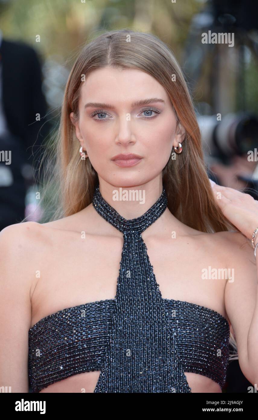 May 21, 2022, CANNES, France: CANNES, FRANCE - MAY 21: Lily Donaldson  attends the screening of ''Triangle Of Sadness'' during the 75th annual  Cannes film festival at Palais des Festivals on May