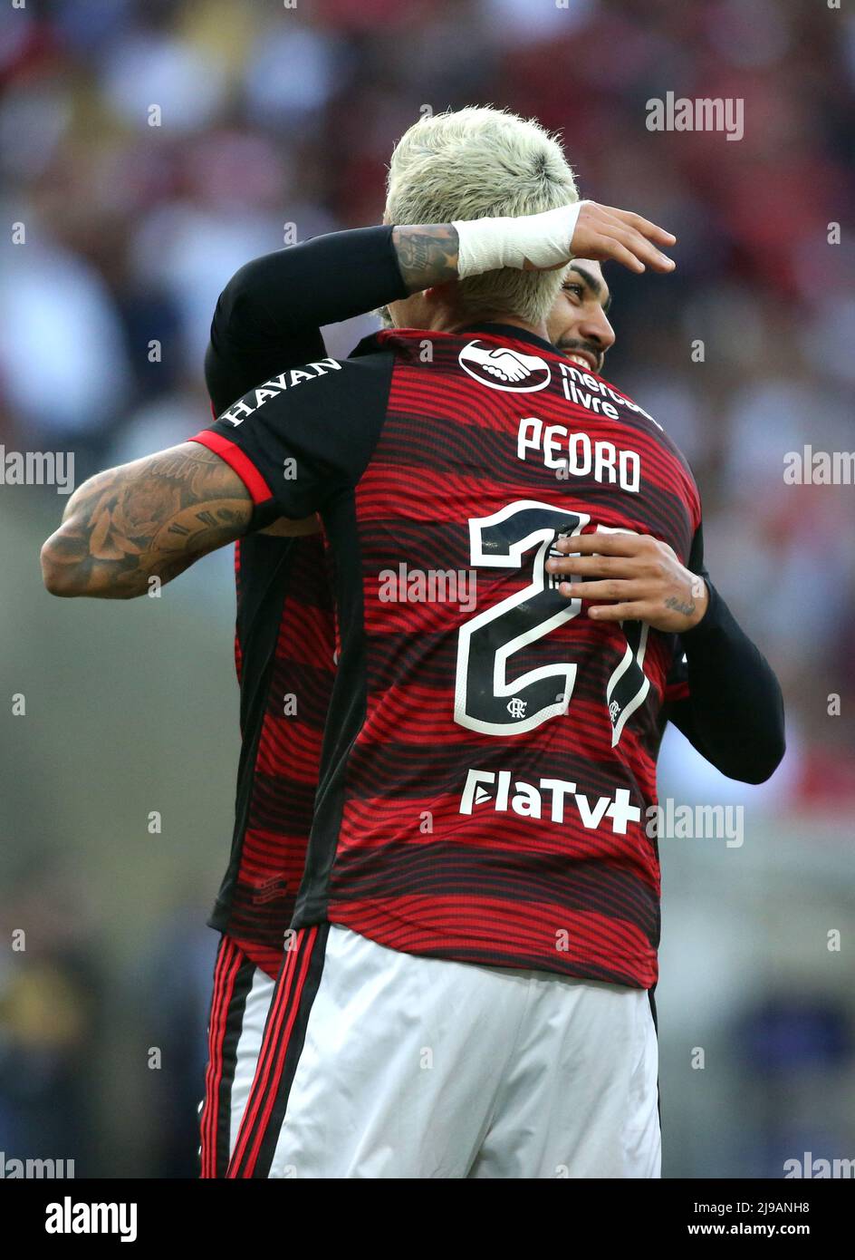 Rio De Janeiro, Brazil. 12th Mar, 2022. Gabriel Barbosa (Gabigol) during  Bangu x Flamengo held at Maracanã Stadium, for the 10th round of the  Carioca Championship (Taça Guanabara), this Sunday night (12)