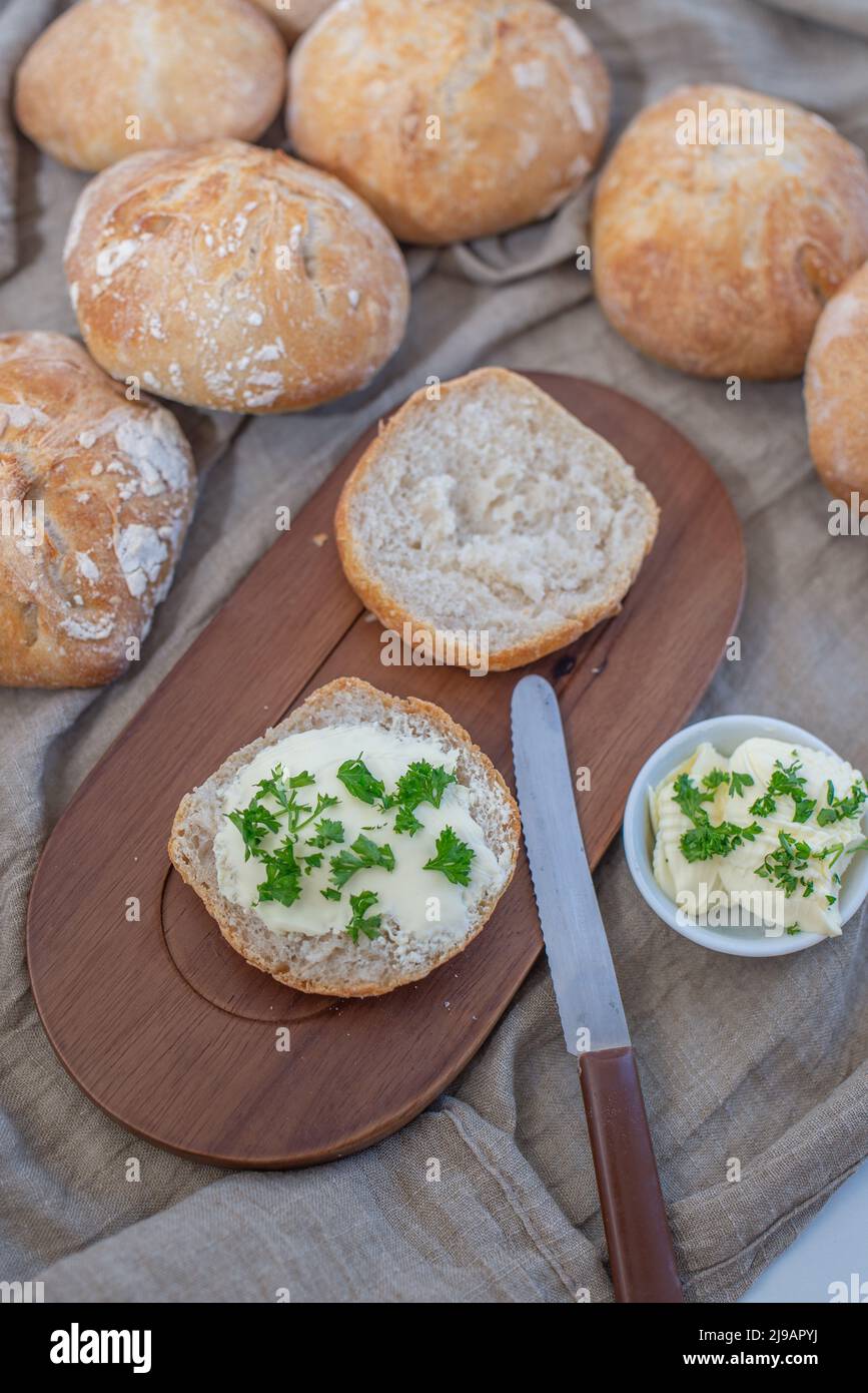 whole grain bread rolls Stock Photo Alamy