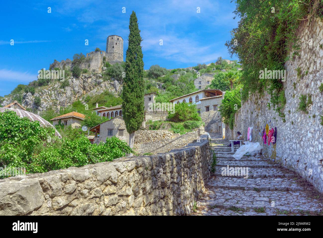 Pocitelj, Herzegovina-Neretva, Bosnia and Herzegovina, Europe Stock Photo