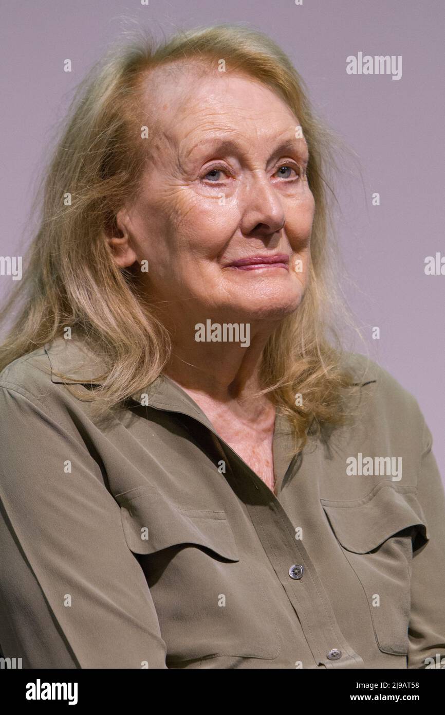 Turin, Italy. 21st May, 2022. French writer Annie Ernaux is guest of 2022 Turin Book Fair. Credit: Marco Destefanis/Alamy Live News Stock Photo