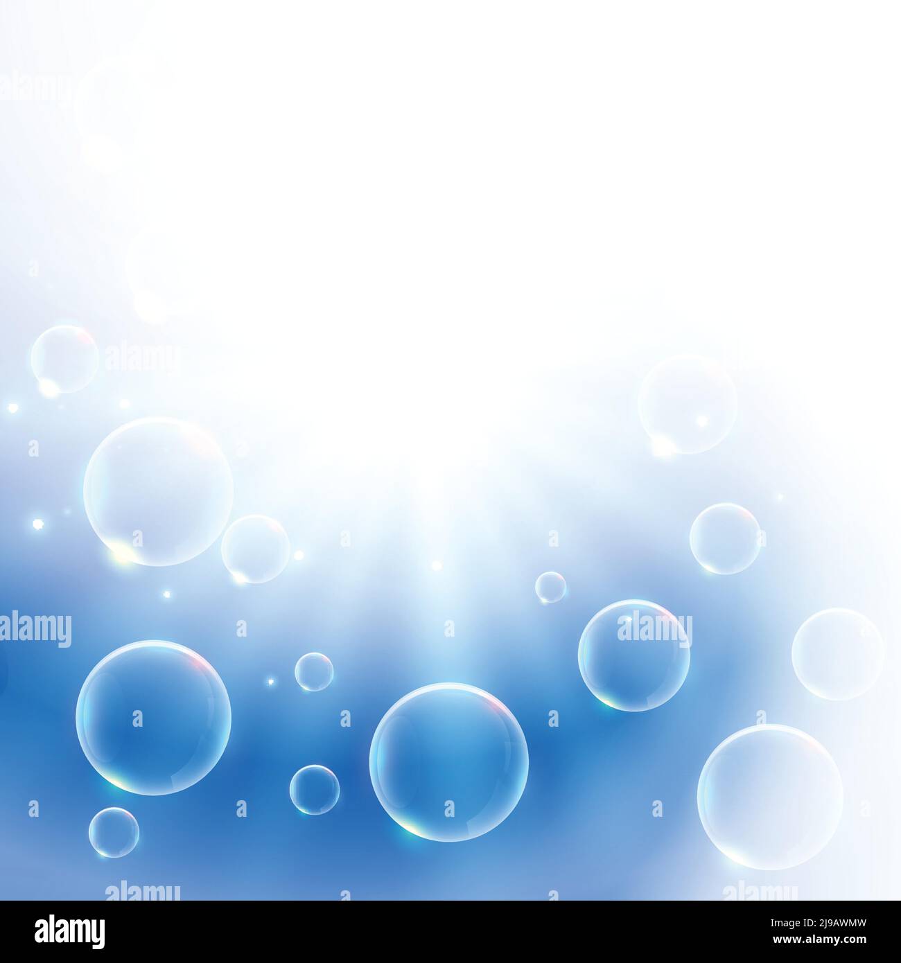 water bubbles on shiny glowing background Stock Vector Image & Art Alamy