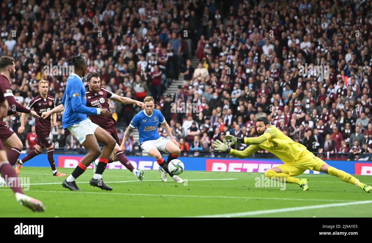 Hampden Park.Glasgow.Scotland, UK. 21st May, 2022. Rangers vs Heart of Midlothian. Scottish Cup
