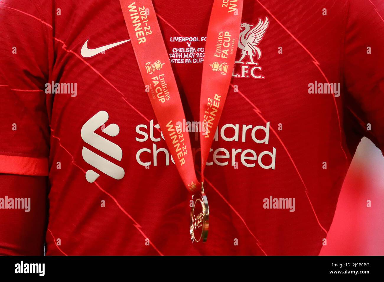 FA Cup winners medal - Chelsea v Liverpool, The Emirates FA Cup Final,  Wembley Stadium, London - 14th May 2022 Editorial Use Only Stock Photo -  Alamy