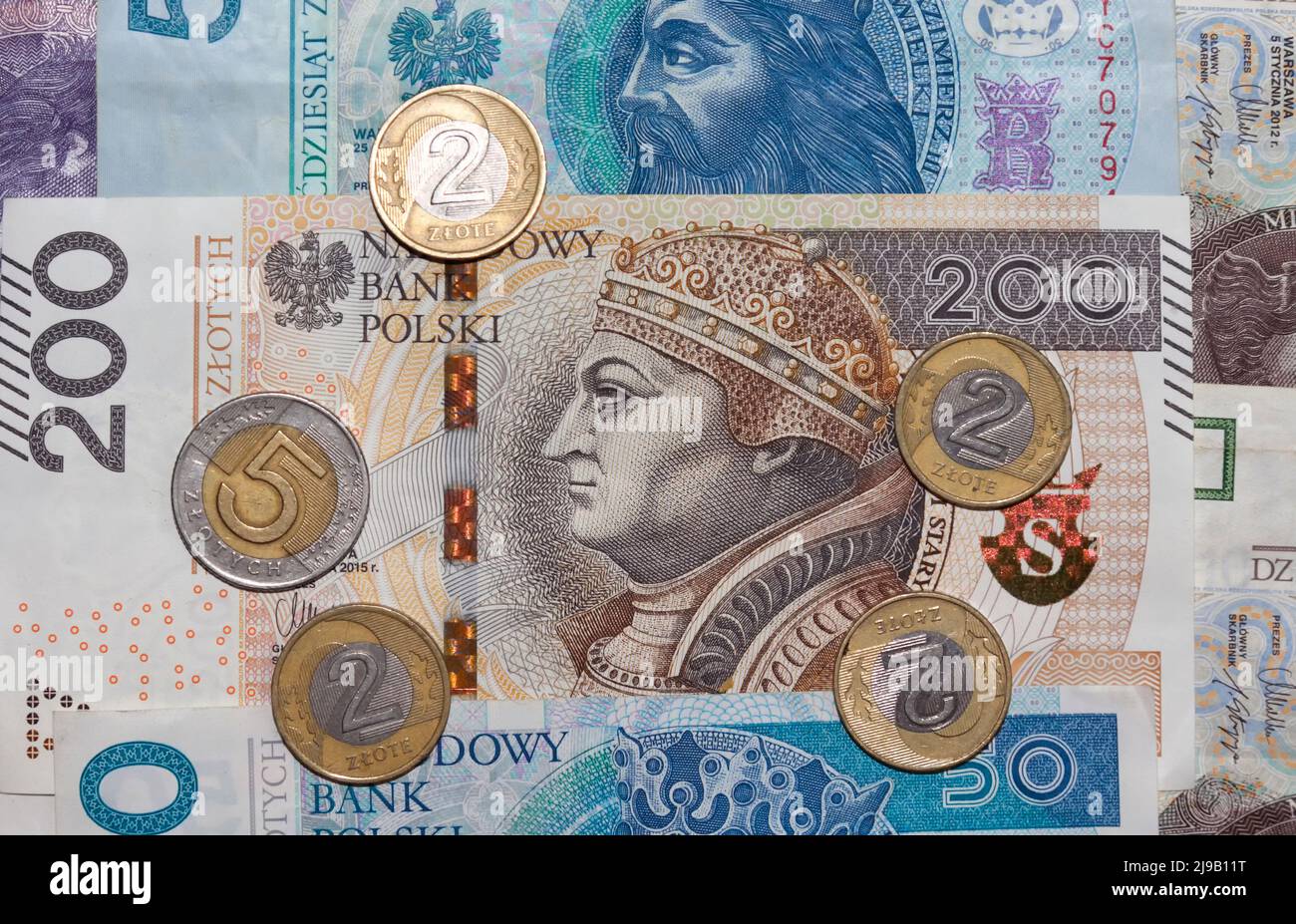polish-zloty-currency-of-poland-stock-photo-alamy
