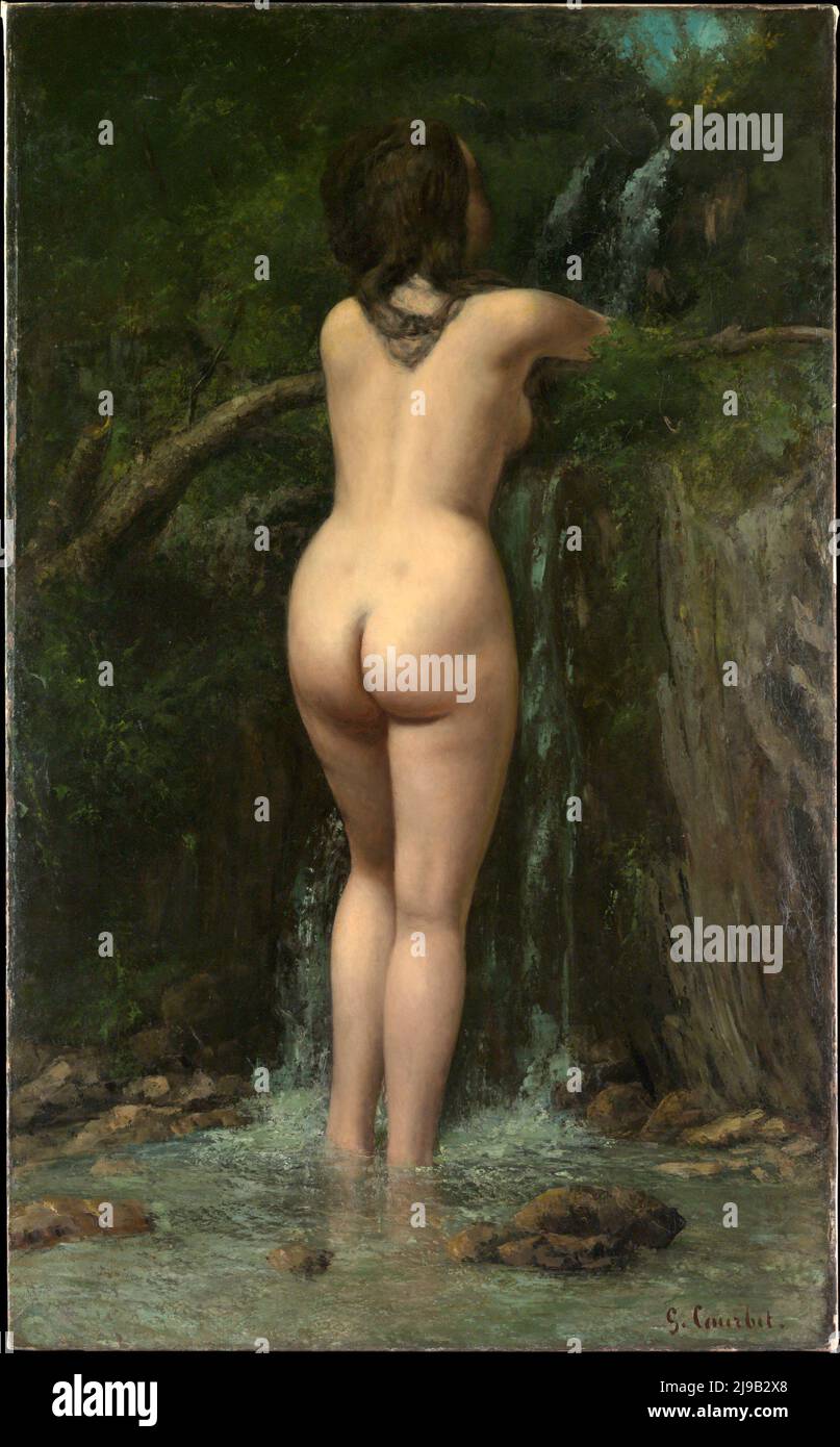 The Source.  Gustave Courbet. 1862. Stock Photo