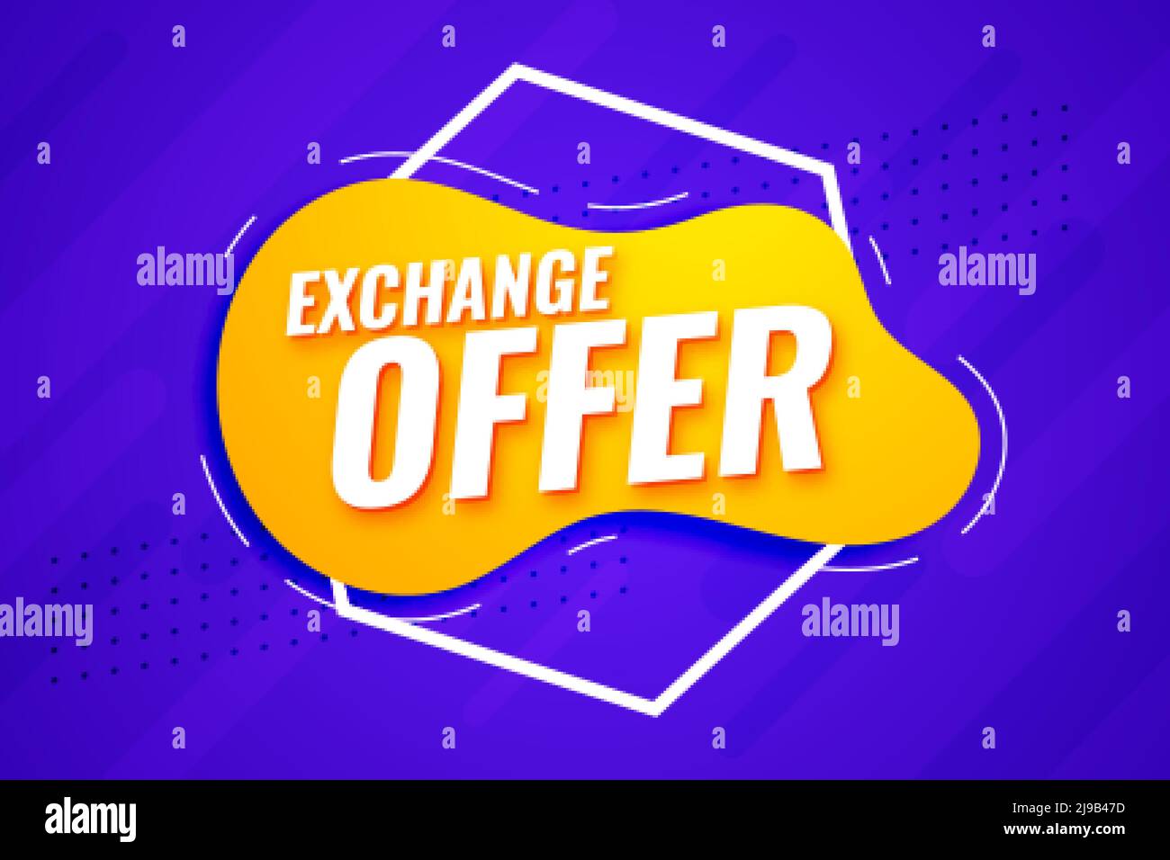 modern exchange offer business banner design Stock Vector Image & Art Alamy