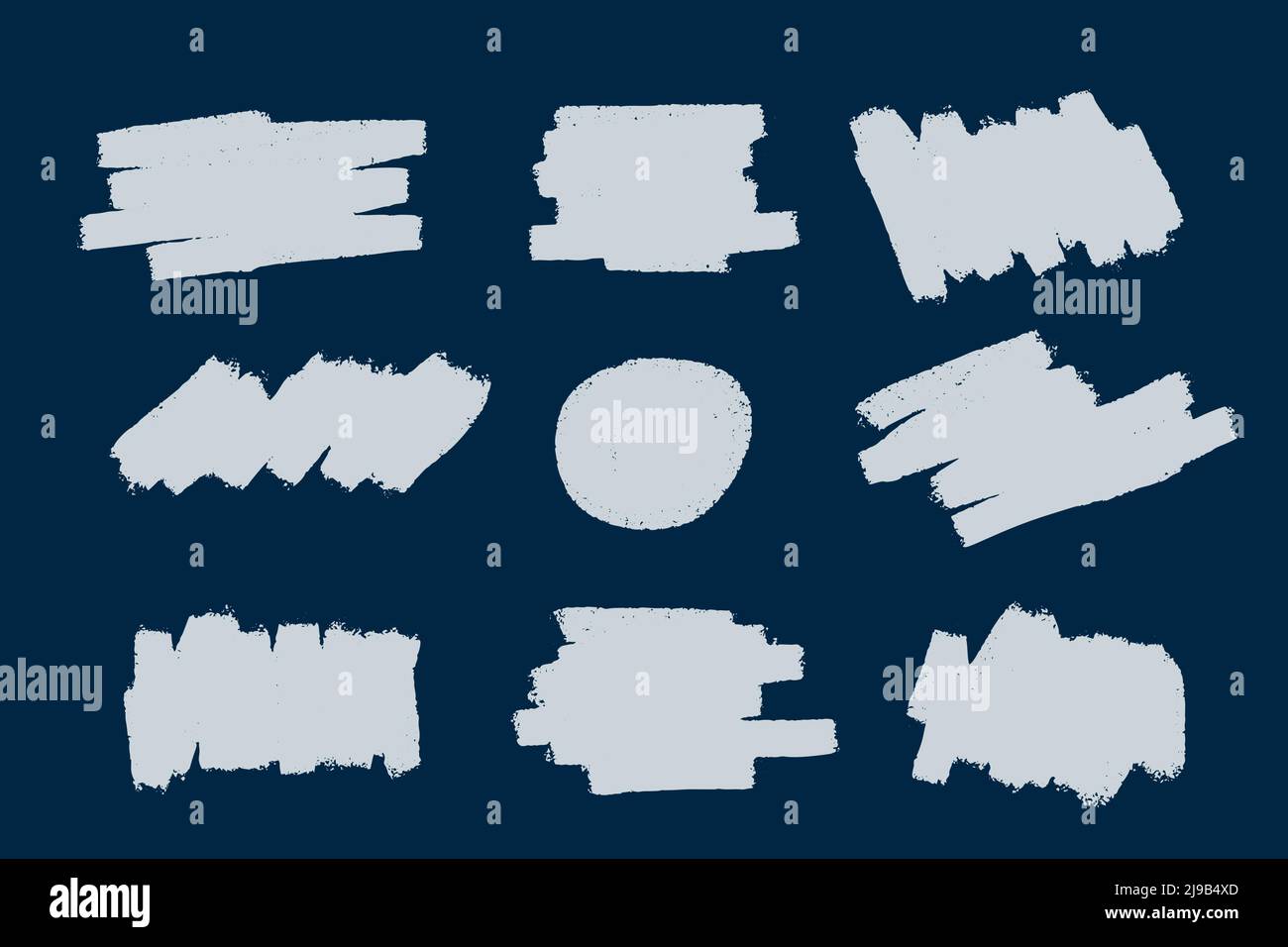 grunge brush stroke stain collection Stock Vector Image & Art Alamy