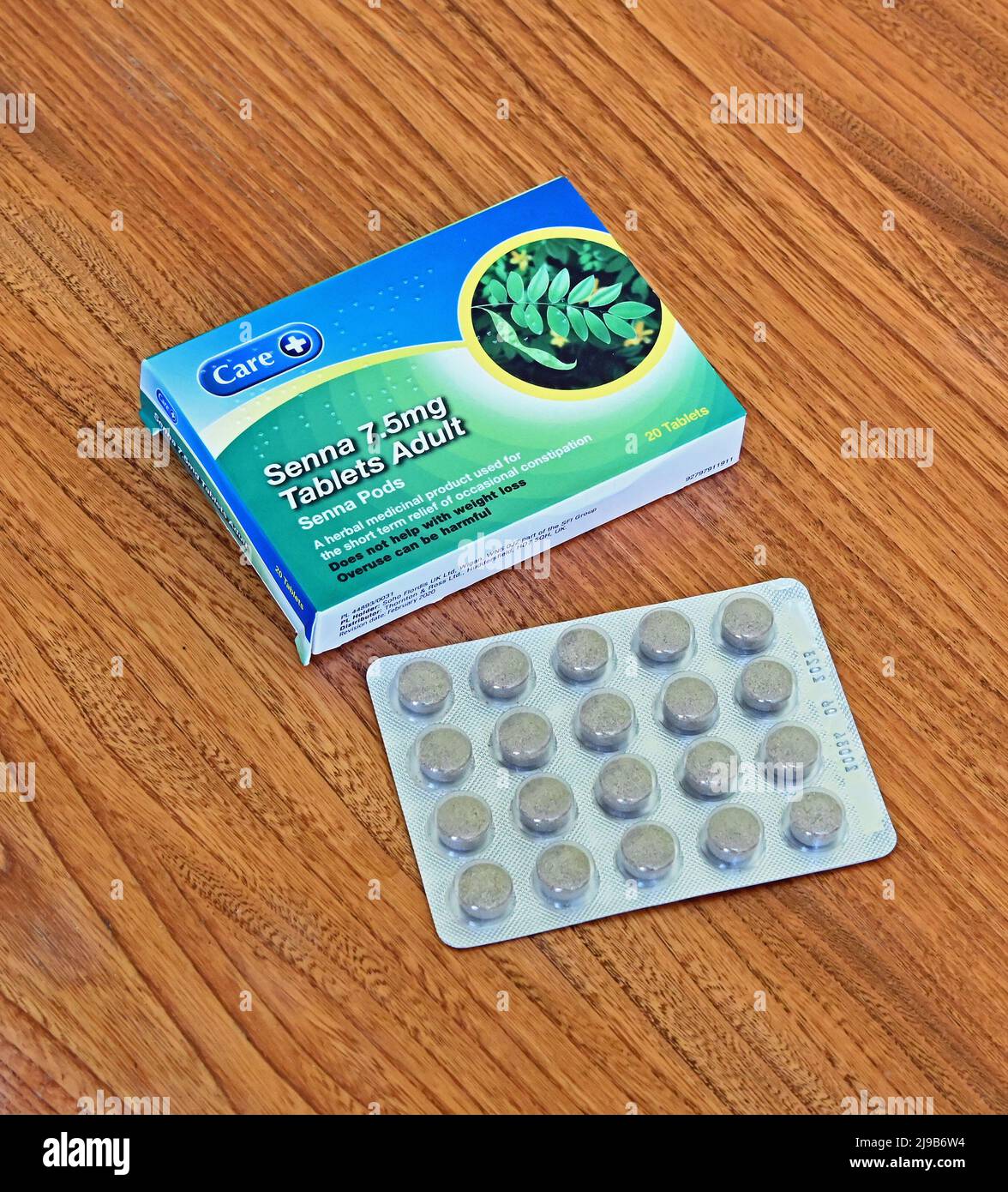 Pack of Care Senna 7.5mg Tablets Adult. Senna Pods. 20 tablets Stock
