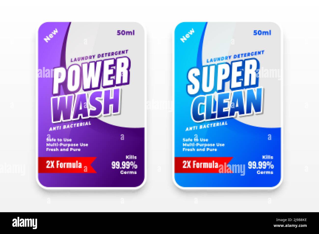 laundry detergent and disinfectant labels for your business Stock Vector Image & Art Alamy