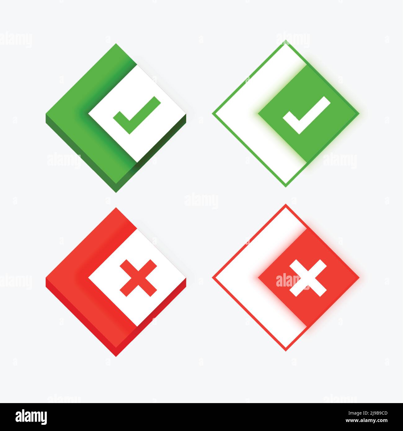 Positive negative symbols Stock Vector Images - Alamy