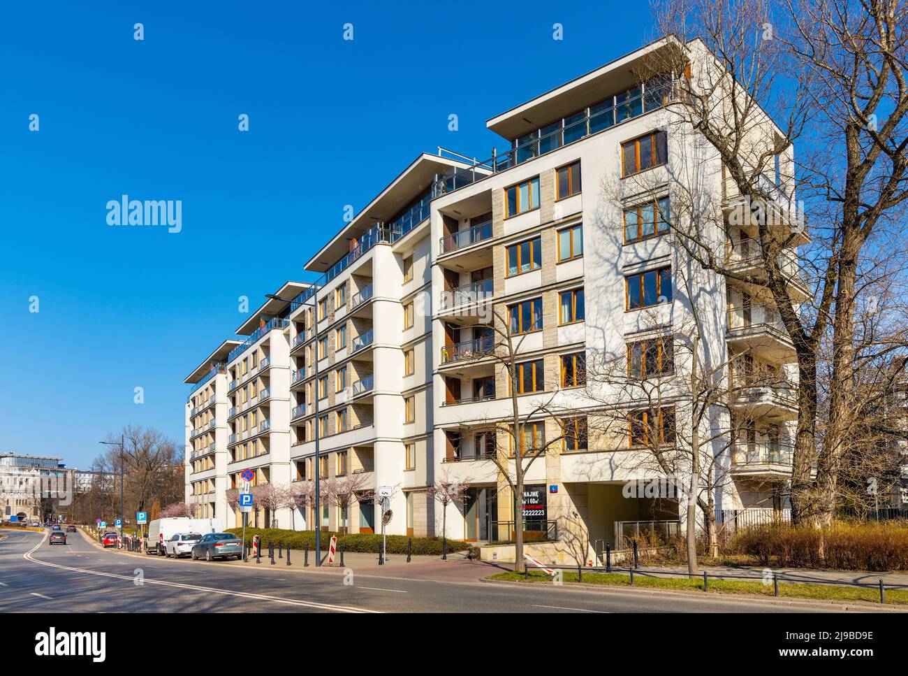 Warsaw, Poland March 25, 2022 Patria Apartments residential complex