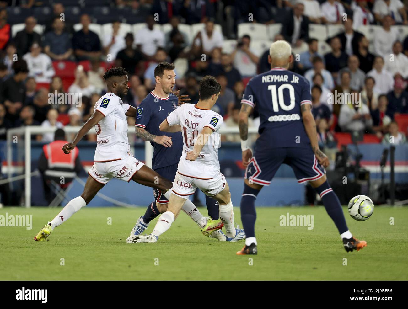 Lionel Messi Of Psg During The French Championship Ligue 1 Football Match Between Paris Saint Germain Psg And Fc Metz On May 21 22 At Parc Des Princes Stadium In Paris France