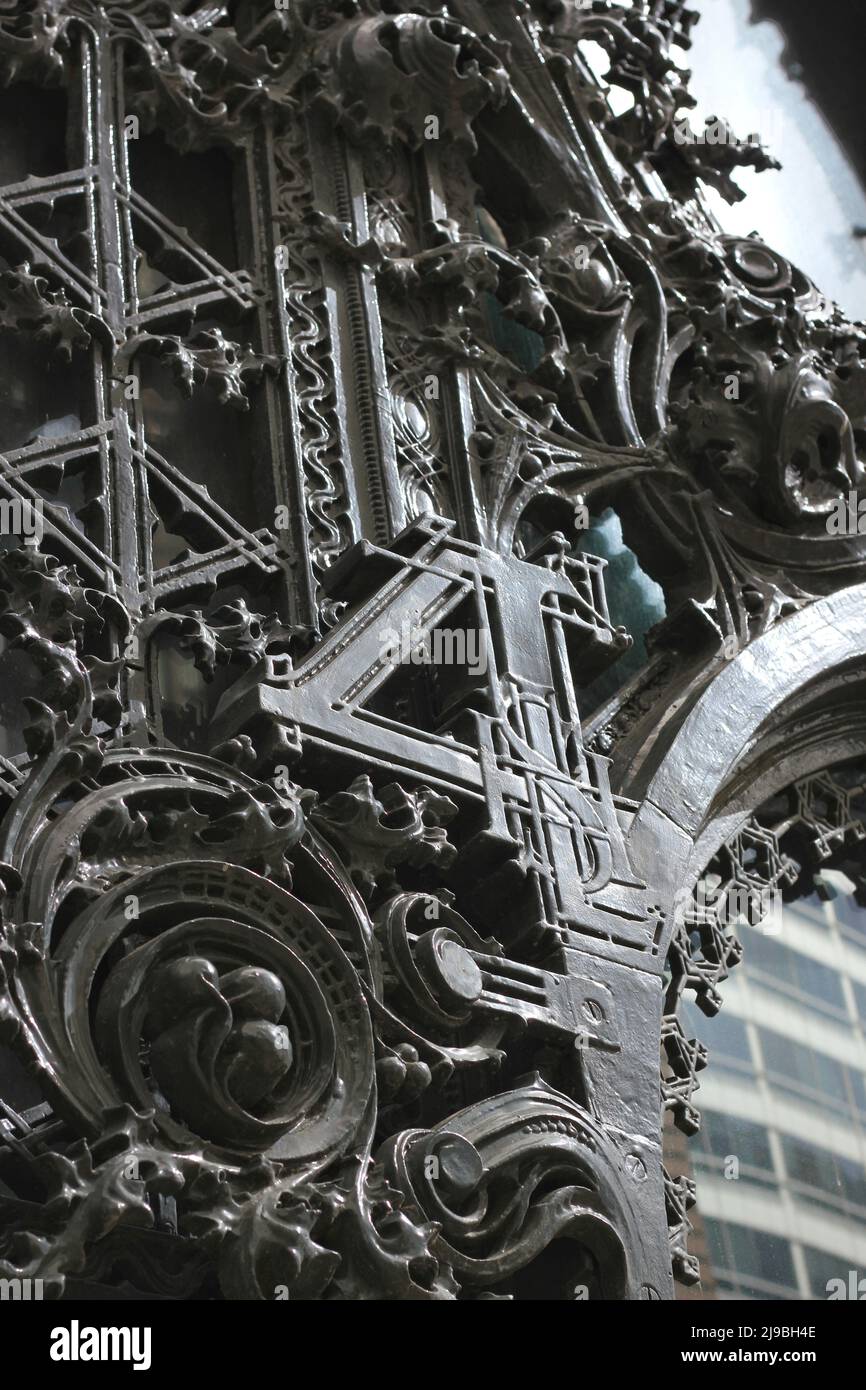 Fantastic and delightful details of cast iron decorative architectural