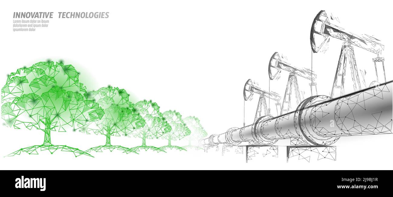 Oil pollution problem concept. Oil gas petroleum environmental disaster