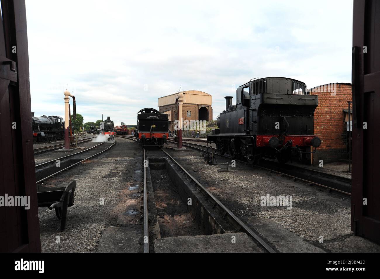 Left to right :- '3822', '5322', '30120' (running as '30289') and '1466' at Didcot. Stock Photo