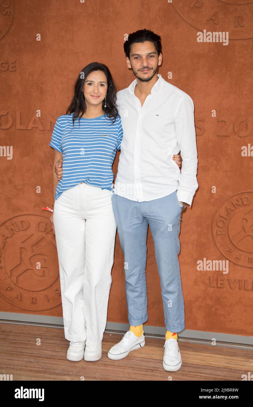 Amir El Kacem with Innes at Village during Roland Garros 2022 on May 22, 2022 in Paris, France. Photo by Nasser Berzane/ABACAPRESS.COM Stock Photo