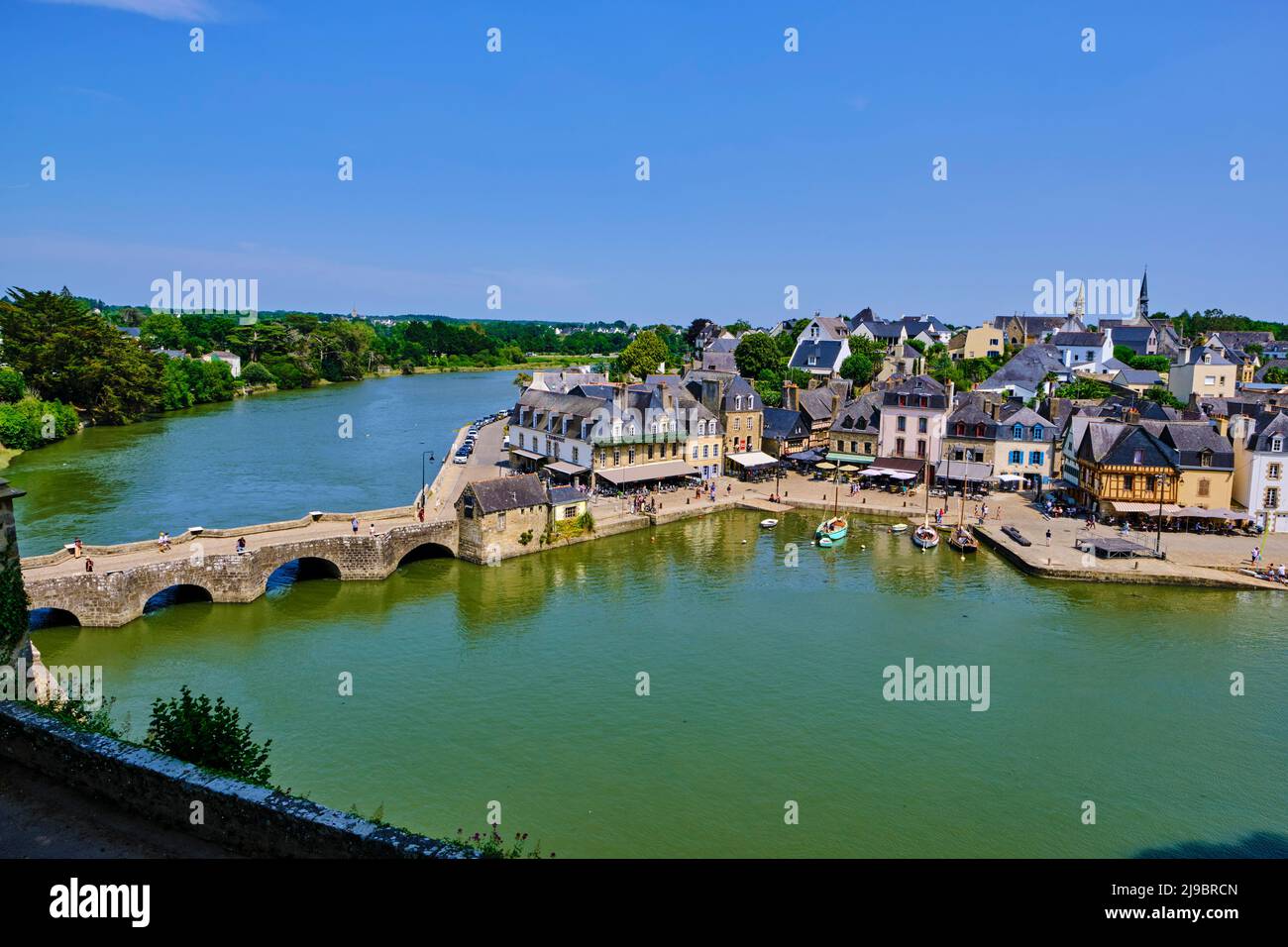 france-morbihan-56-gulf-of-morbihan-auray-saint-goustan-port-the