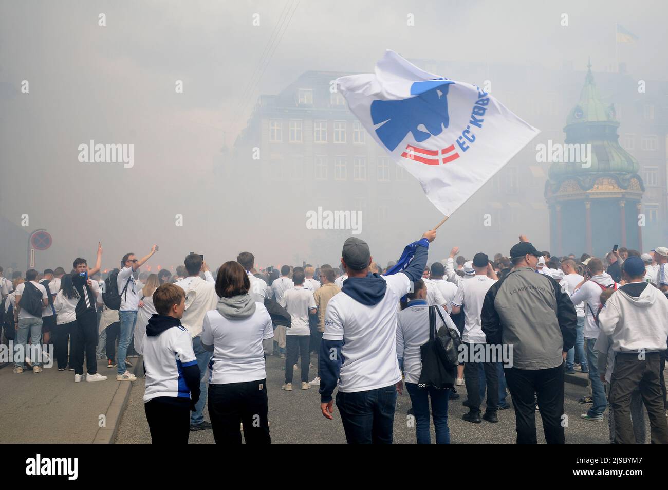 Copenhagen/Denmark/22 May 2022/.F.V Copenhagen  Football tem playing mtch with other danish food ball club way toto National stadium in Copenhagen ´Denmark.    (Photo..Francis Dean/Dean Pictures) Stock Photo