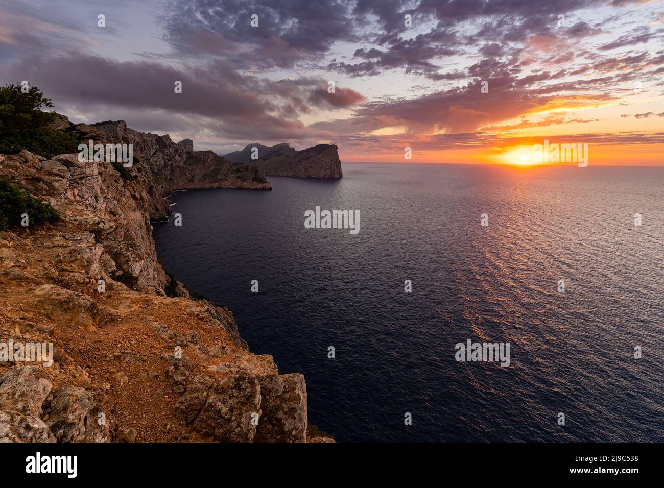 Scenic view of Cap de Formentor, Mallorca, Spain Stock Photo