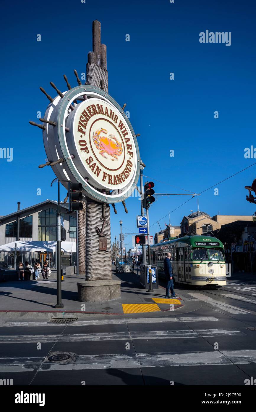 Ca san francisco fisherman wharf hi-res stock photography and