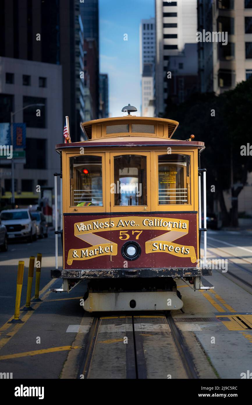 San Francisco trolleybus Stock Photo Alamy