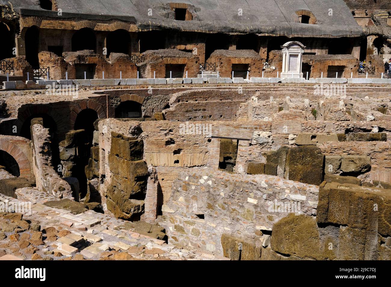 Inside the Roman Colosseum in Rome, Italy Stock Photo - Alamy