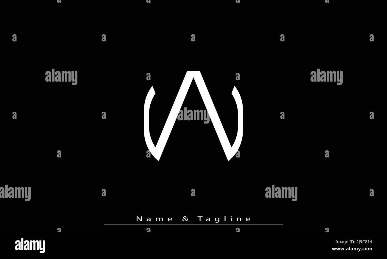 W logo Black and White Stock Photos & Images - Alamy