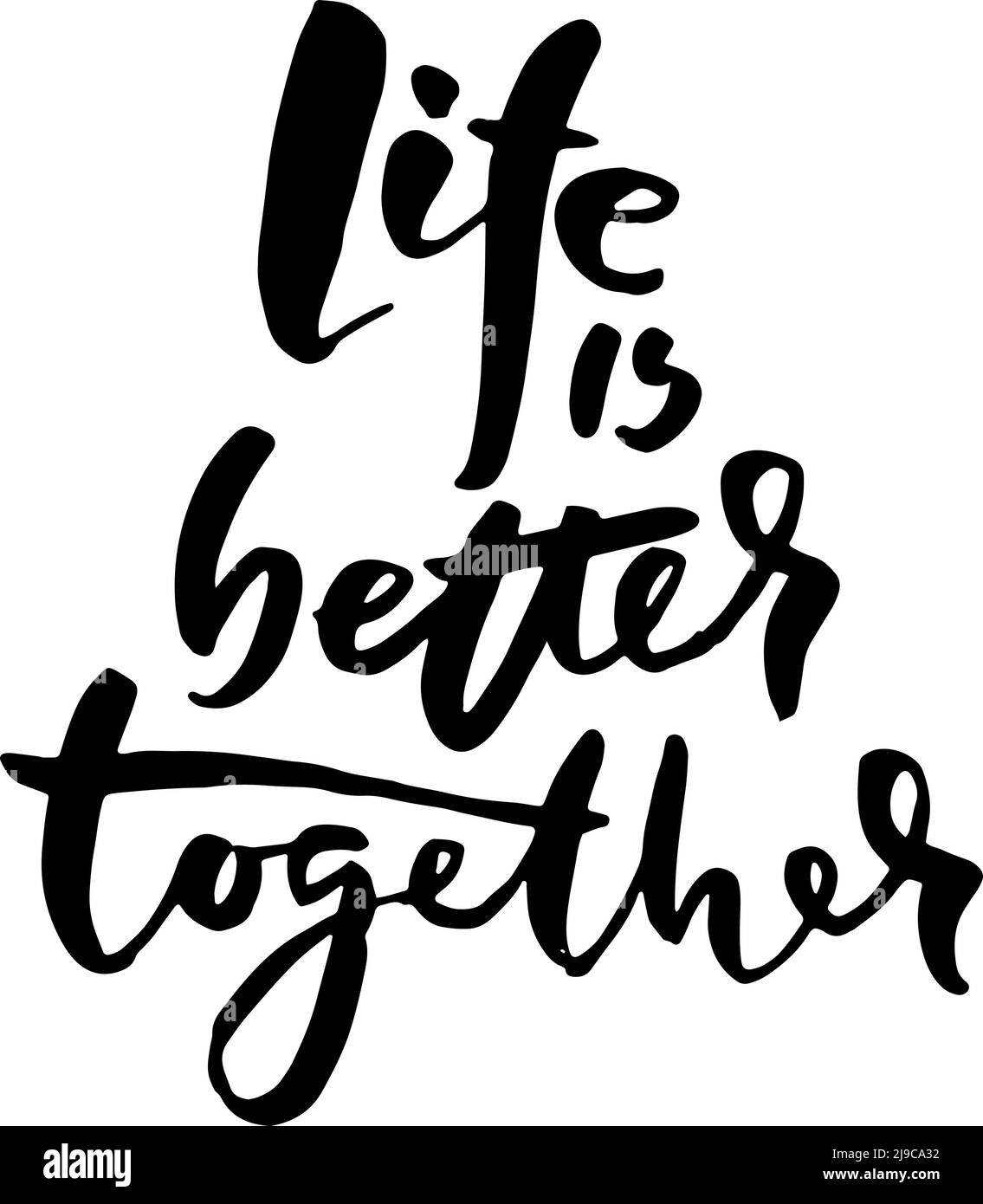 Better together Stock Vector Images Alamy