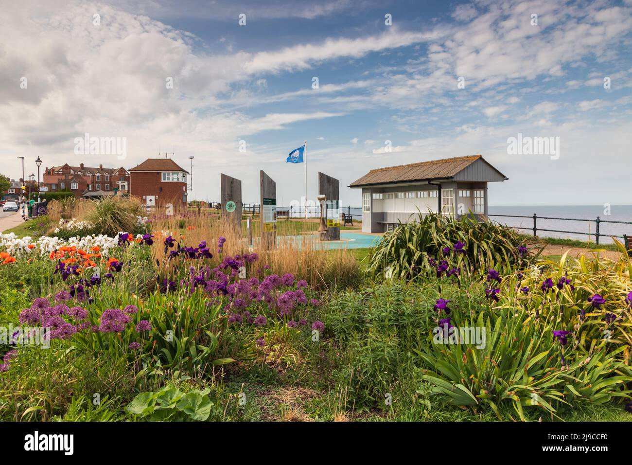 The Deep History Coast attraction in Mundesley in North Norfolk in the UK Stock Photo