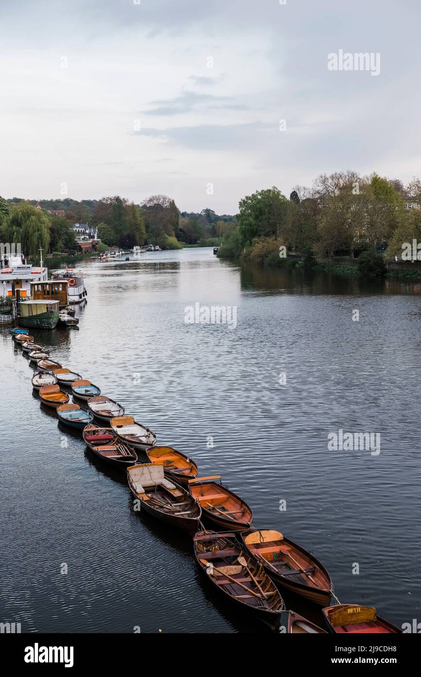 A view of the RIchmond riverside. Stock Photo