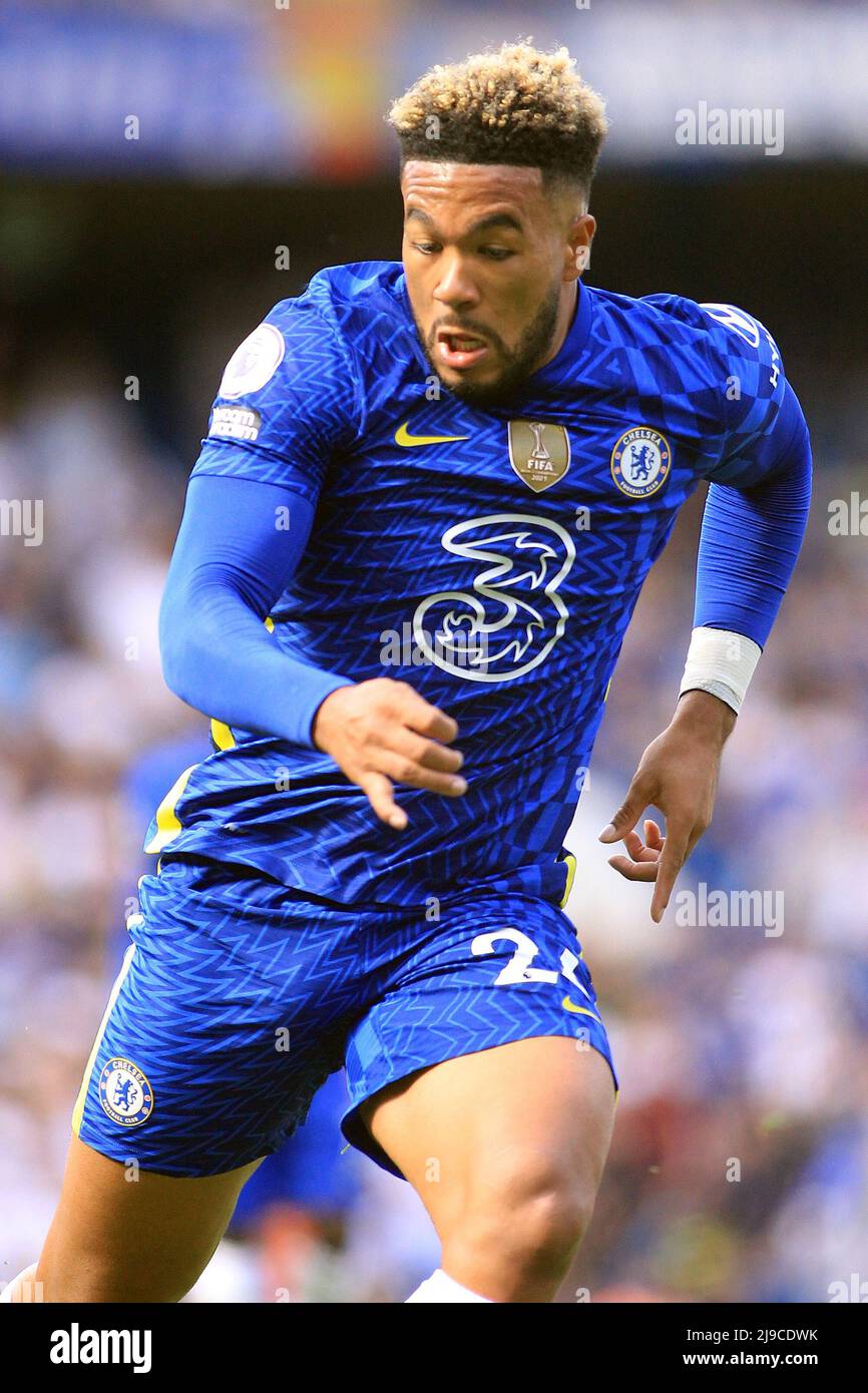 London UK. 22nd May 2022. Reece James of Chelsea in action