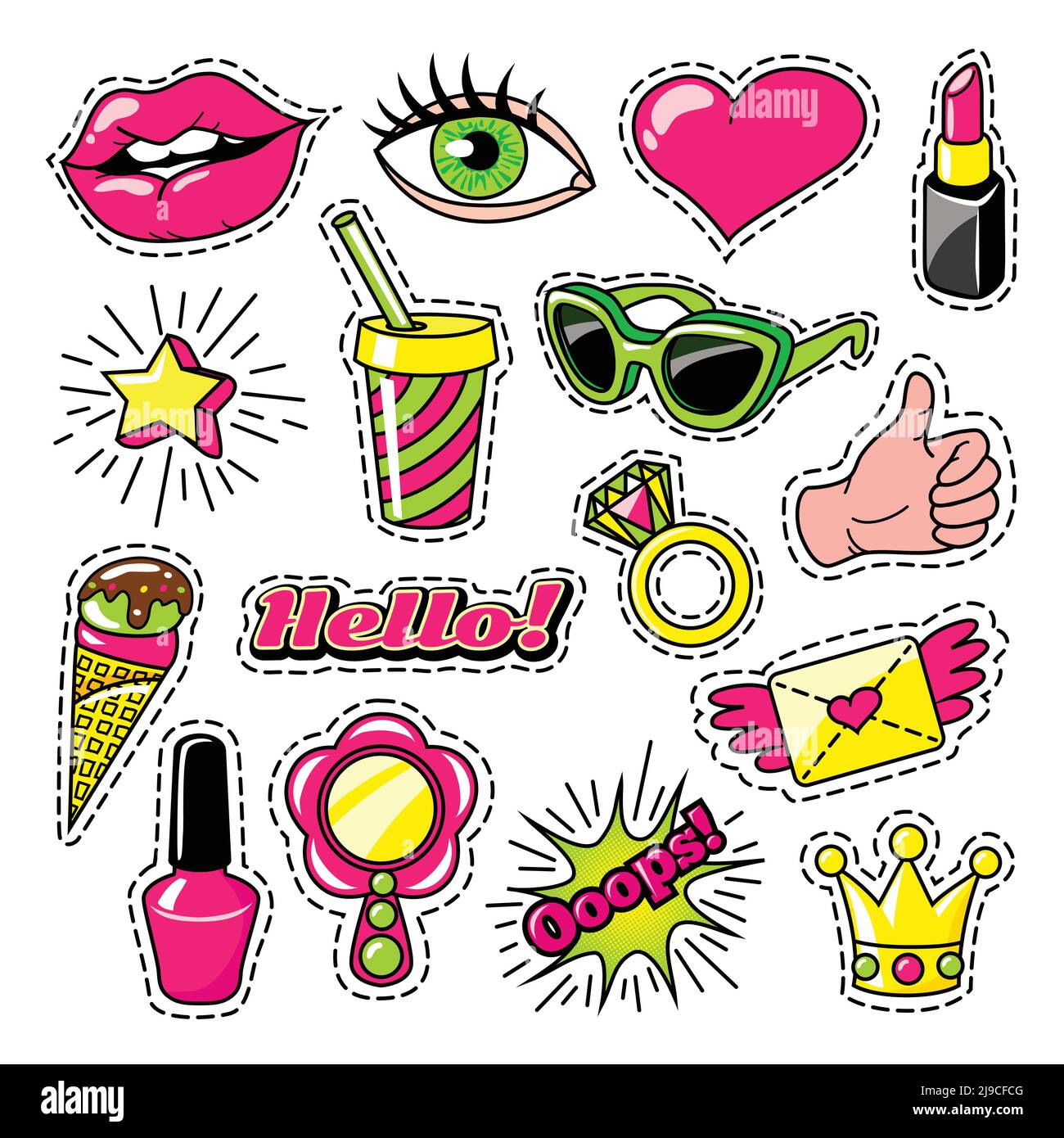 Oops girl Stock Vector Images - Alamy