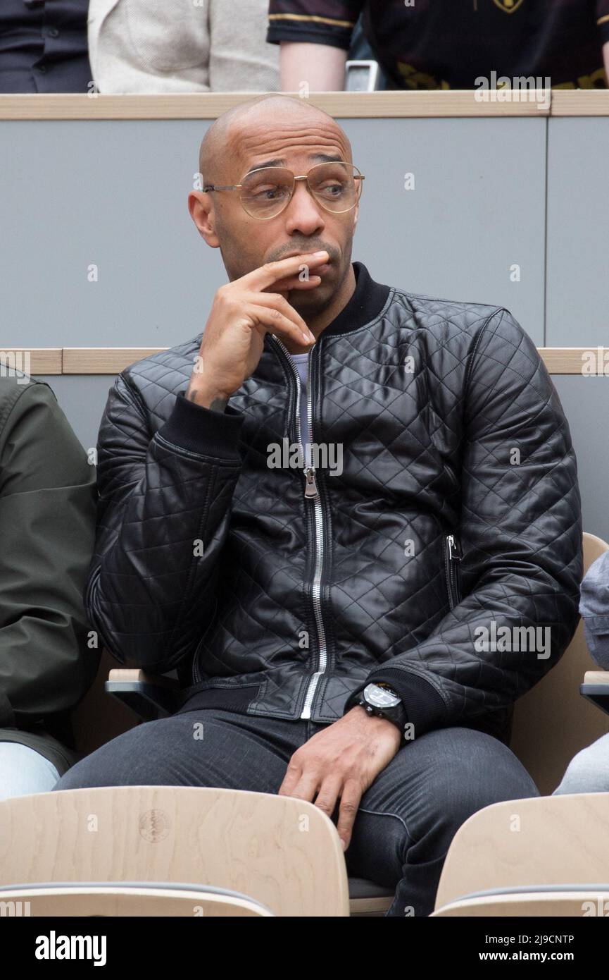 Thierry Henry at Village during Roland Garros 2022 on May 22, 2022