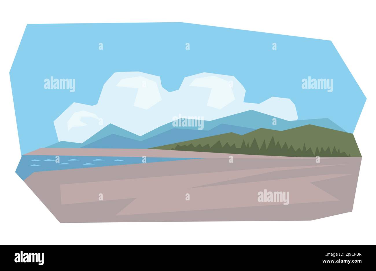 Alaska national park Stock Vector Images Alamy