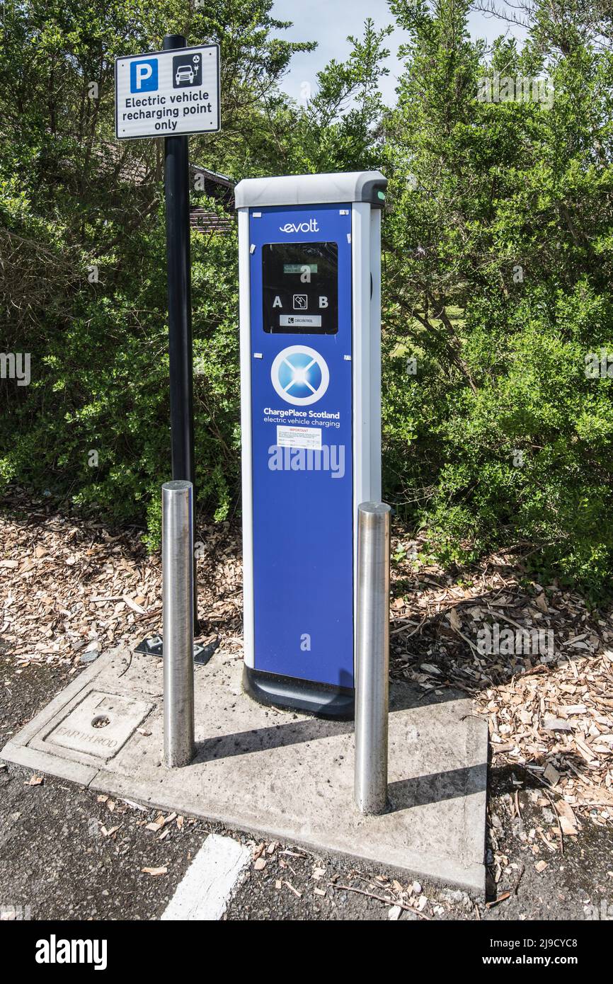Logan Botanic Garden Electric Vehicle Charging Point in Dumfries