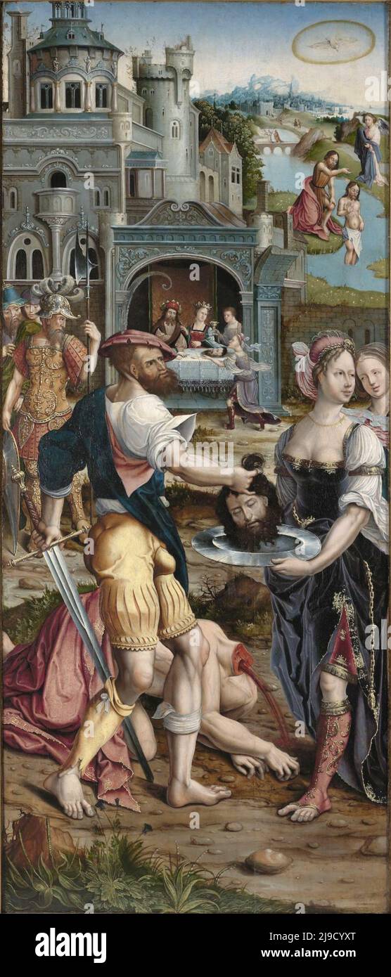 The Beheading of St John the Baptist by Jan Rombouts Stock Photo