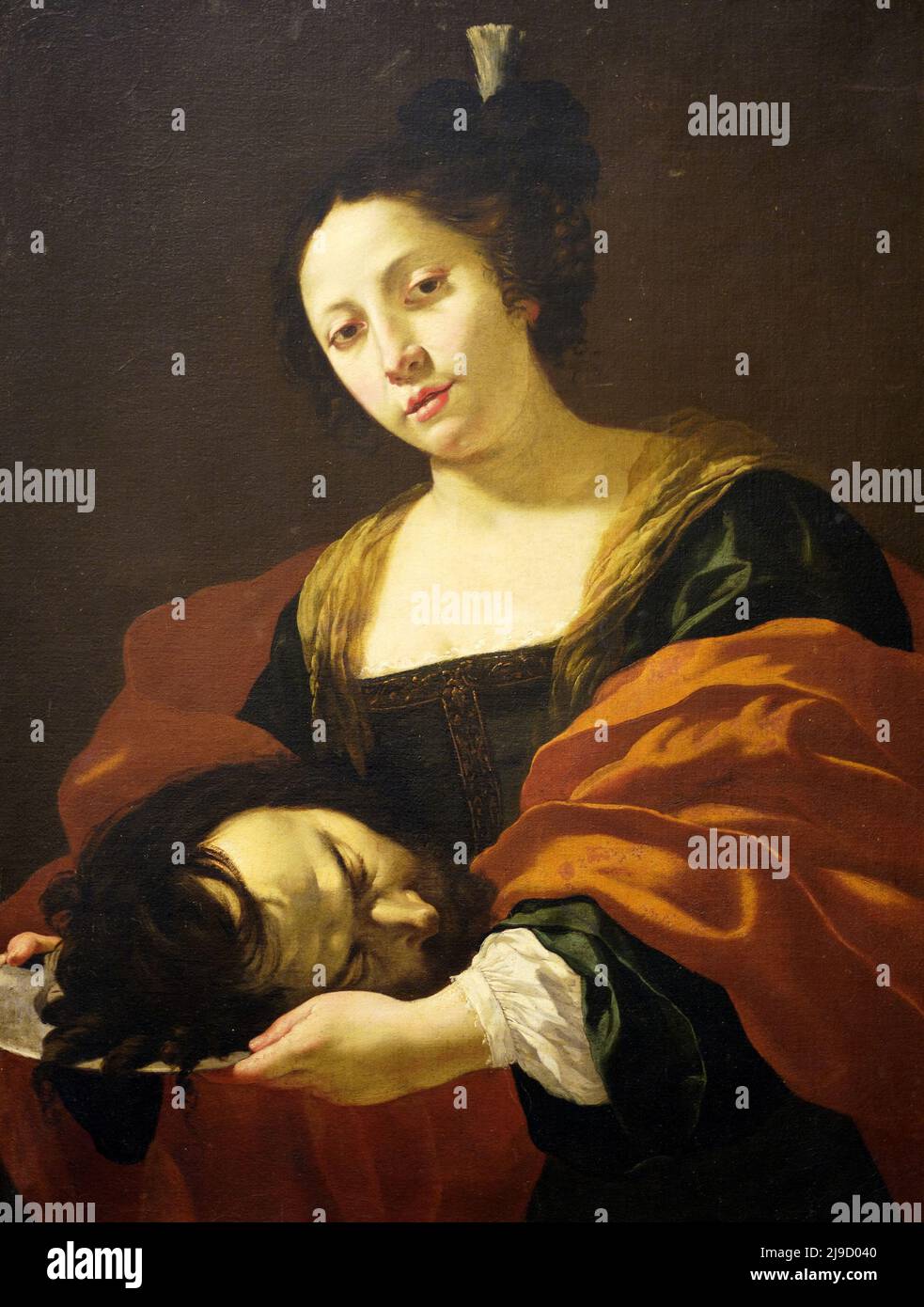 Salome with the Baptist's head, by Charles Mellin Stock Photo