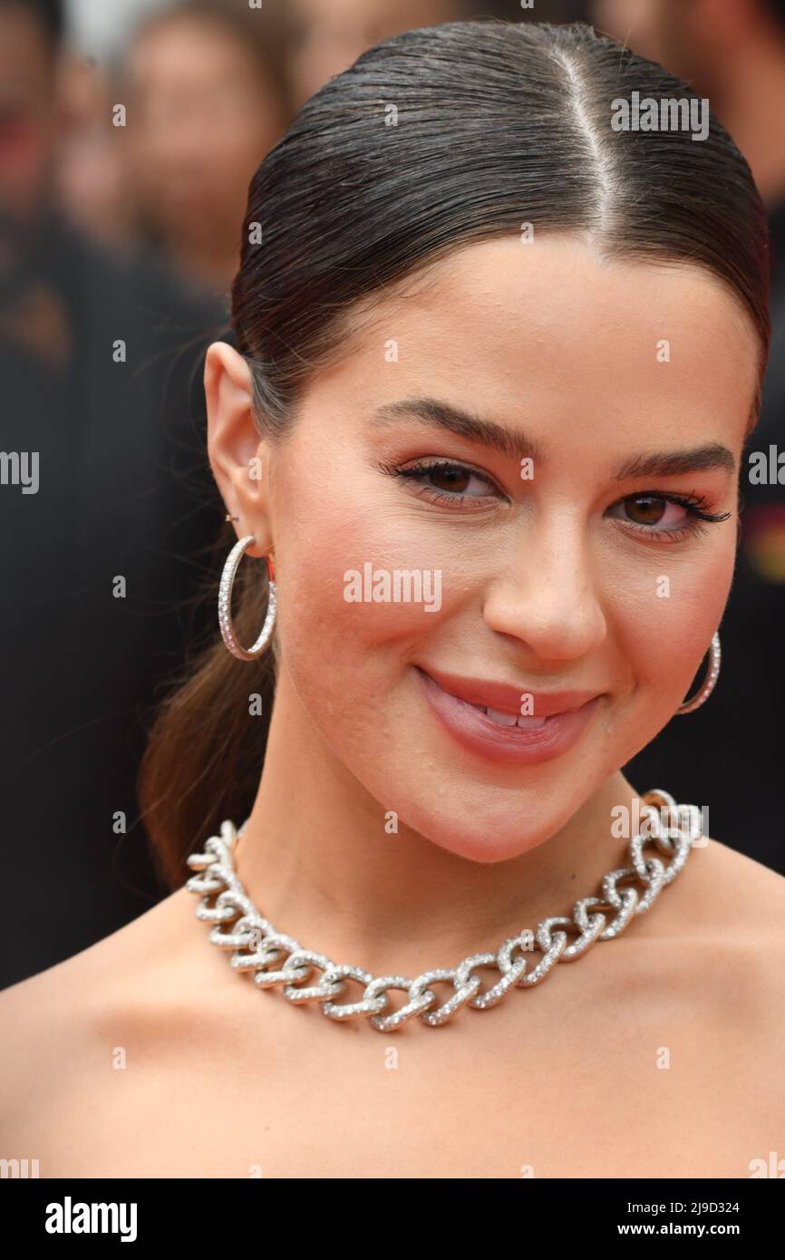 Cannes, France. 22nd May, 2022. 75th Cannes Film Festival 2022, red