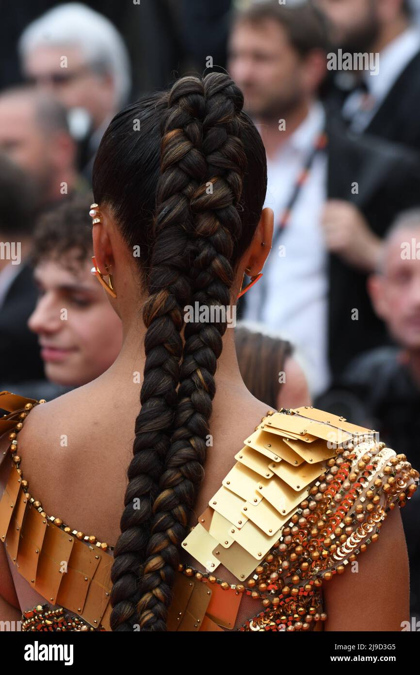 Cannes, France. 22nd May, 2022. 75th Cannes Film Festival 2022, red