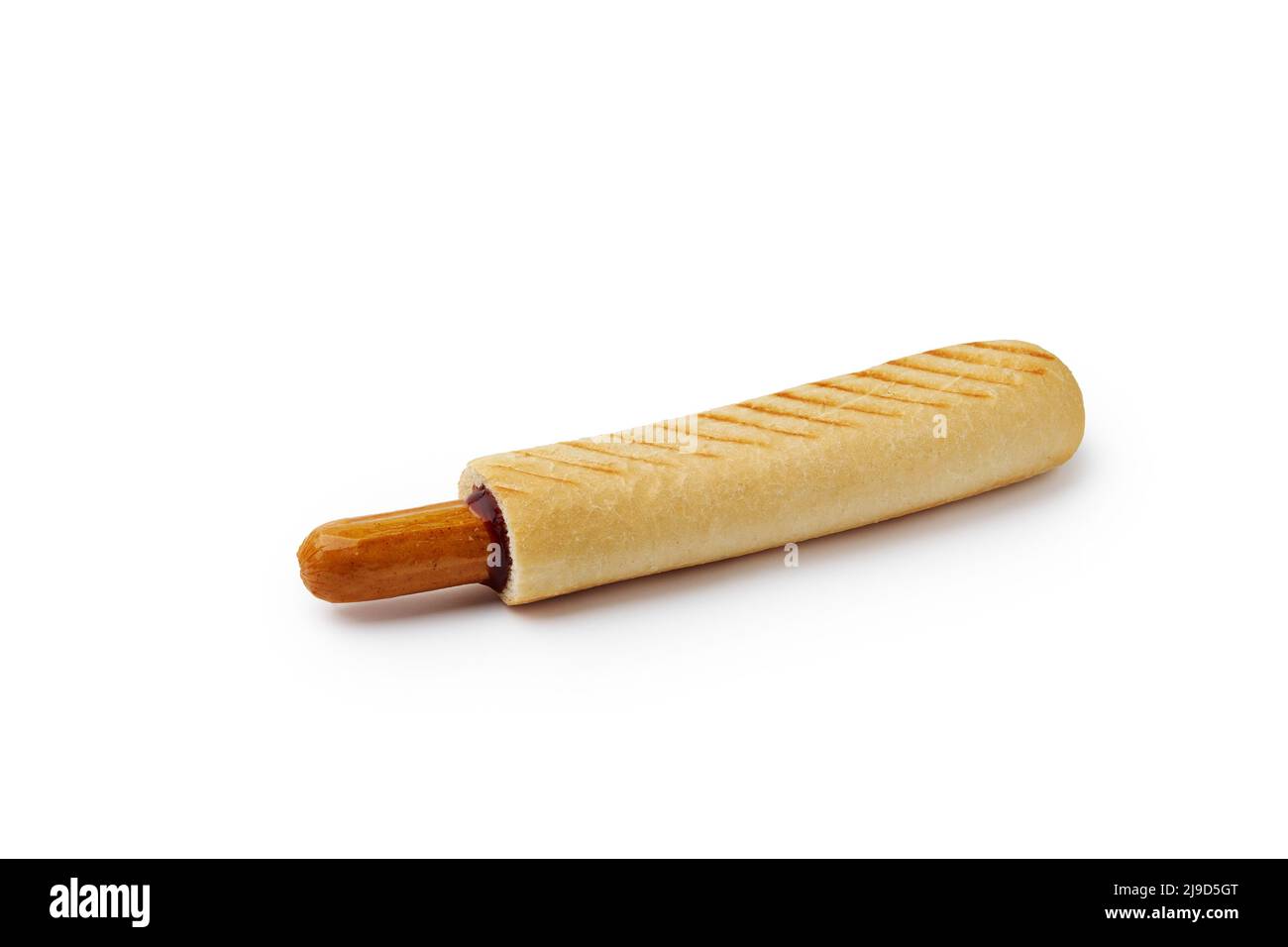 Hot dog with baguette hires stock photography and images Alamy