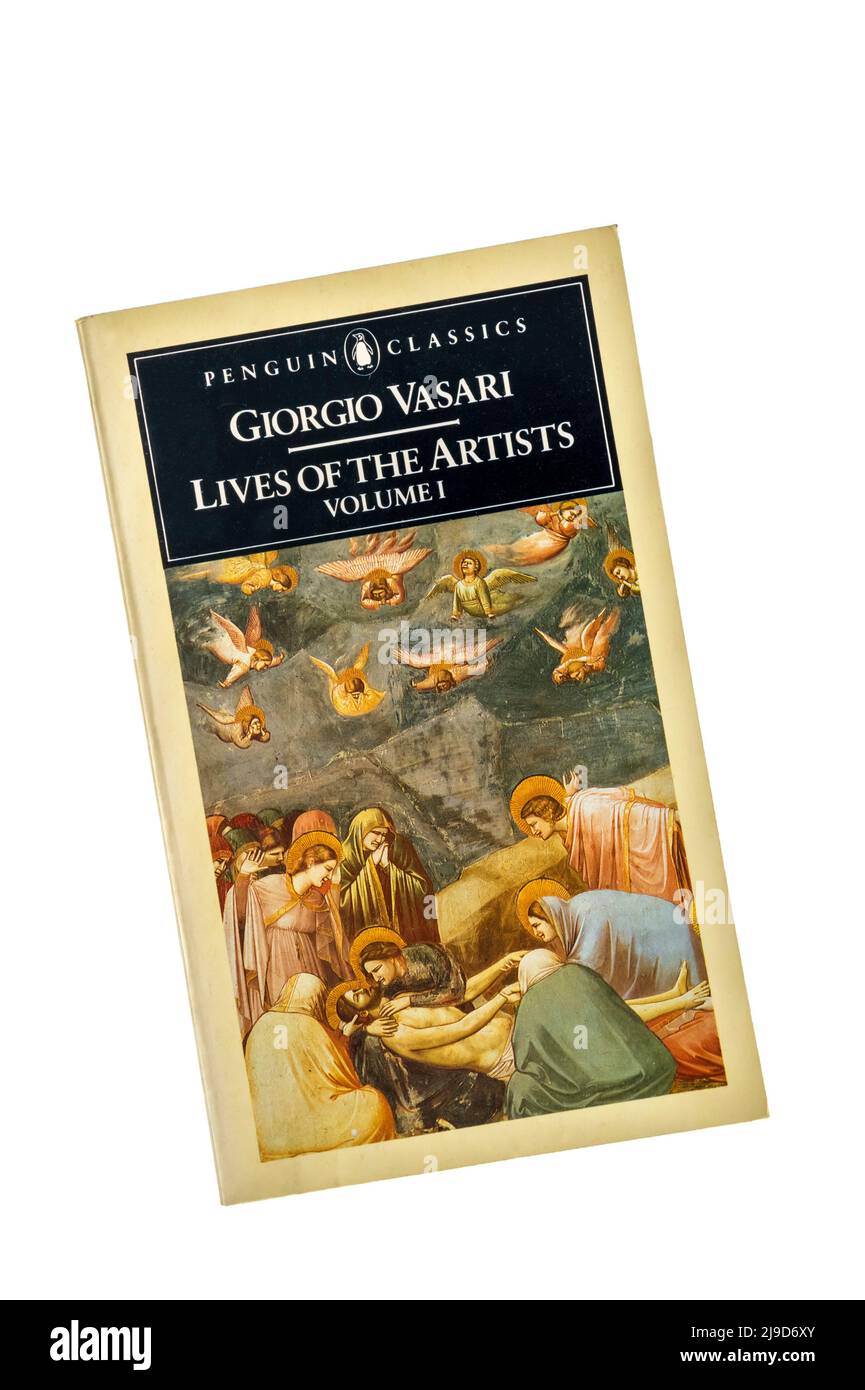 A Penguin Classics paperback copy of Lives of the Artists by Giorgio Vasari. Originally published in 1550. Stock Photo