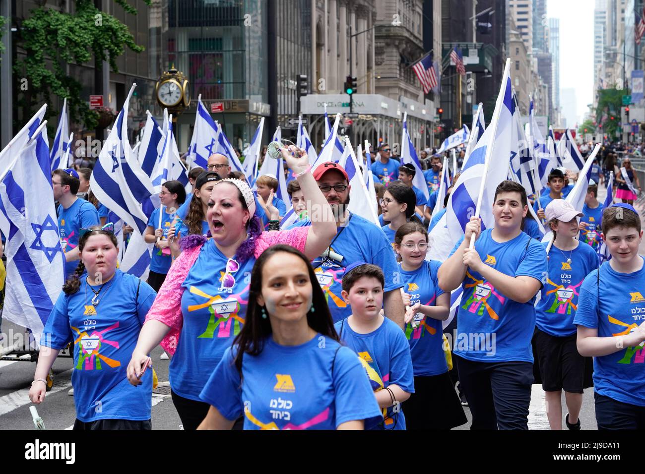 New York, USA. 22nd May, 2022. Israel Day Parade 2022 Israel Day Parade