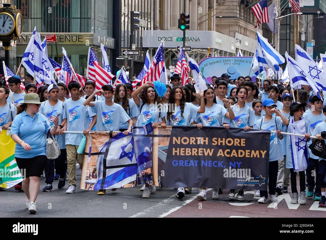New York, USA. 22nd May, 2022. Israel Day Parade 2022 Israel Day Parade